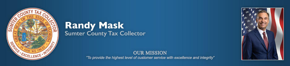 Randy Mask. Sumter County Tax Collector