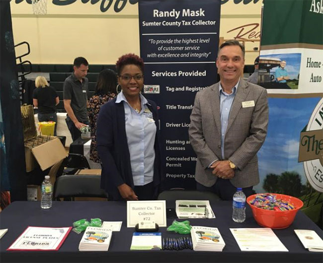 photo of Randy Mask at the Villages Middle School Career Day